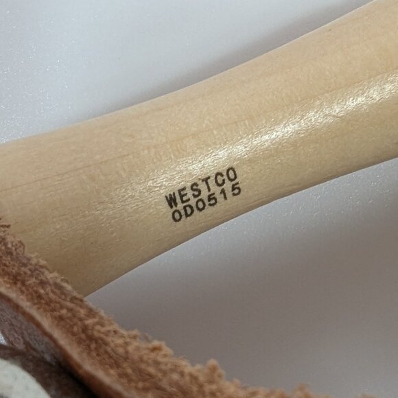 Set of 2 Westco Hand Sleigh Bells - Wooden Handle 5 Bells Each - Picture 3 of 7